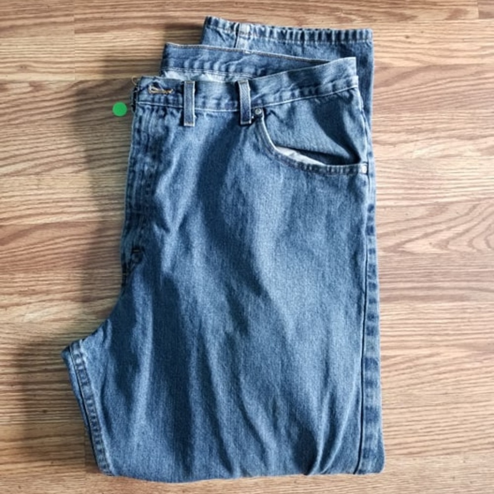 Wrangler Jeans 44x30 Relaxed Fit Authentic Mens
